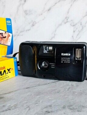 Vintage Konica Top's 35mm Y2k Film Camera + Kodak Max 400 Film | Working
